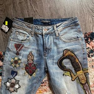 Authentic Dolce & Gabanna Embroided Jeans